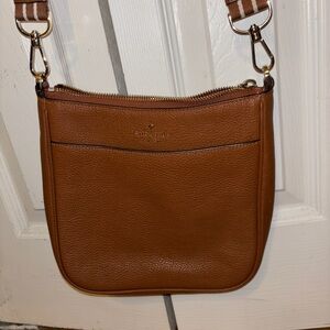 brown kate spade crossbody purse